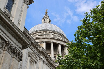 The dome of St Paul's Cathedral, London