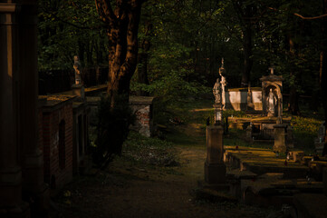 Plakat cmentarz, cementary