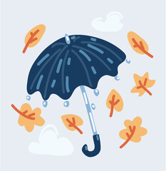 Vector illustration of Umbrella