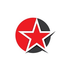Obraz premium Star icon template vector
