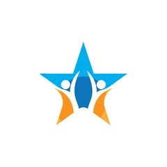 Star icon template vector