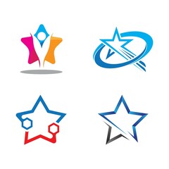 Obraz premium Star icon template vector