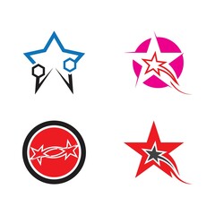 Star icon template vector