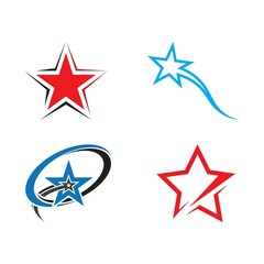 Obraz premium Star icon template vector