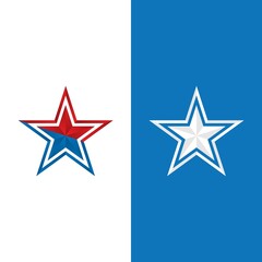 Obraz premium Star icon template vector