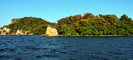 bisentina island lake of Bolsena Viterbo Italy © maudanros