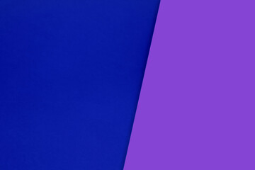 Dark vs light abstract Background with plain subtle smooth de saturated blue purple colours parted into two