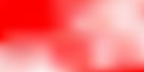 Light red vector abstract blur drawing.