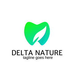 Illustration vector graphics of template logo tooth nature perfect for clinic dental health care