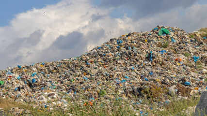 Bags Garbage Dump Site