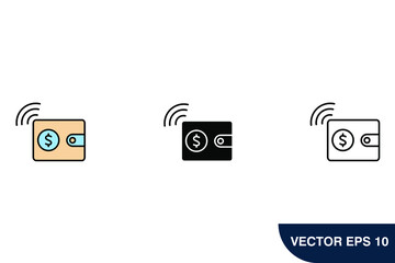 payment icons  symbol vector elements for infographic web