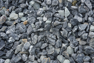 limestone crushed rock texture and background. 