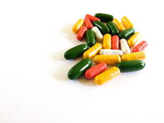 colorful capsules
