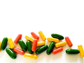 colorful capsules