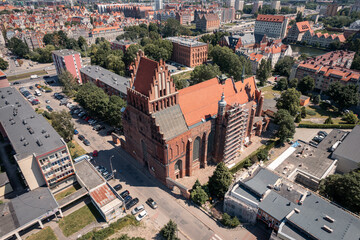 Fototapeta na wymiar Church of Saints Peter and Paul in Gdansk