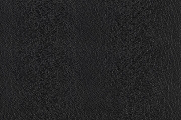 Texture of dark gray or black leather close up.