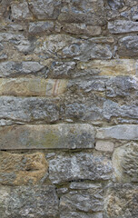 Aged stone cracked wall texture basis background
