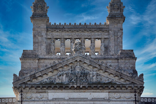 Legislative Palace Of Uruguay, A Monumental Building In Montevideo	