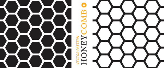 Seamless texture of a honeycomb