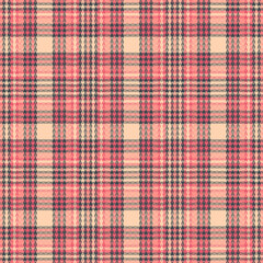 Tartan plaid pattern with texture and warm color.