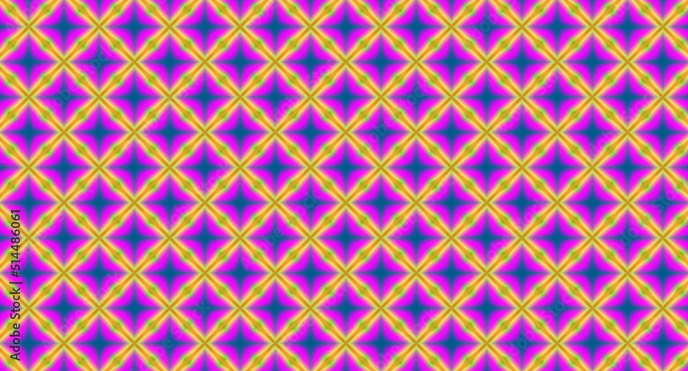 Aufkleber abstract colorful background with blurred symmetrical geometric pattern