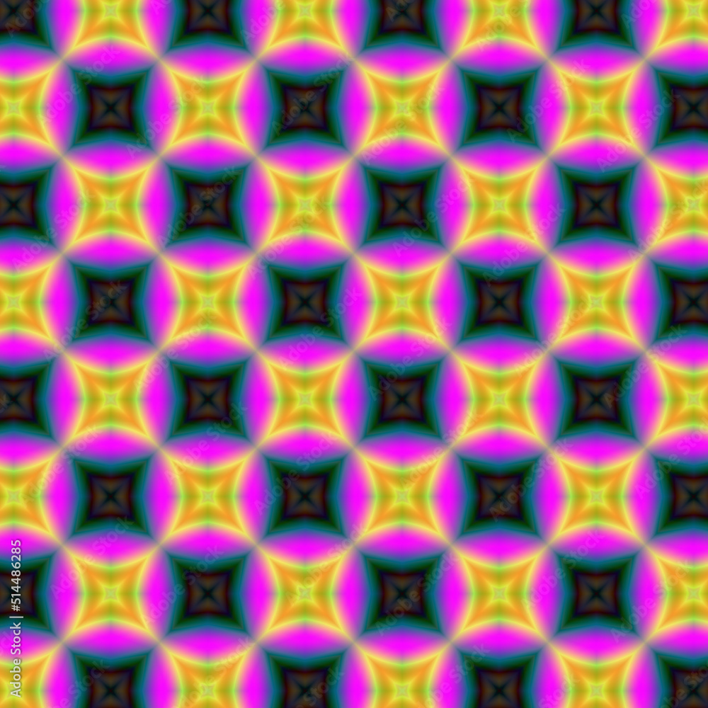 Aufkleber abstract colorful background with blurred symmetrical pattern