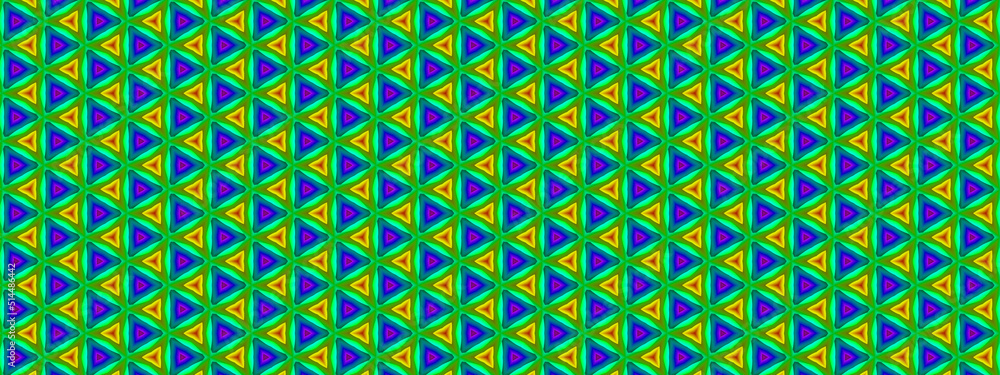Aufkleber abstract colorful background with blurred symmetrical geometric pattern