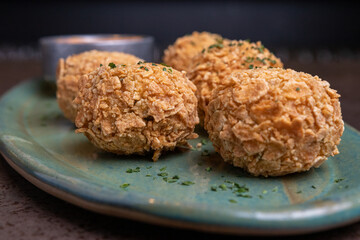 Chicken Croquettes with mayonese 
