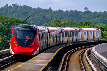 Malaysia Mass Rapid Transit (MRT) Putrajaya Line train