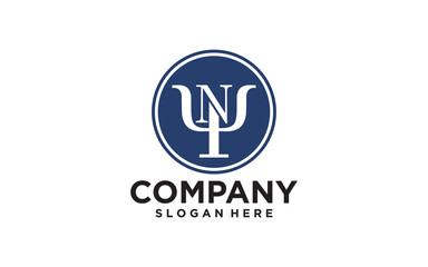 Alphabet NY illustration vector logo template