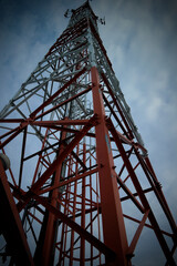 high telephone tower