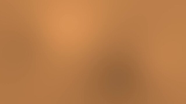 Yellow sumac, summerset, tanooki suit brown and gingerbread crumble gradient motion background loop. Moving colorful blurred animation. Soft color transitions. 