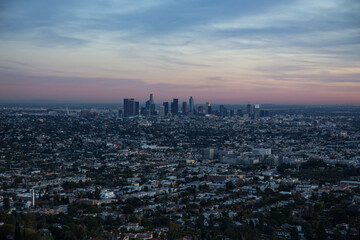 Downtown Los Angeles view from Griffith observatory