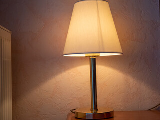 lamps in the hotel.