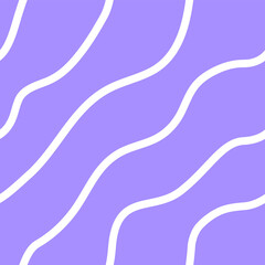 Abstract seamless pattern with wavy lines. Wavy vector purple background