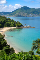 Picturesque view of Andaman sea in Phuket island, Thailand.