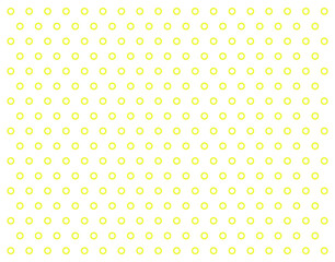 Seamless abstract modern pattern with yellow geometric shapes on white background, simple banner, design for decoration, wrapping paper, print, fabric or textile, lovely card, vector illustration