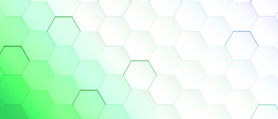 bright green abstract honeycomb background