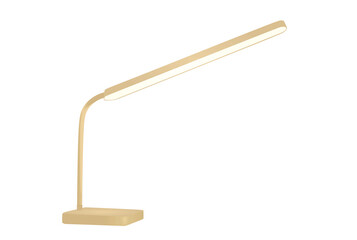 Brown table lamp. vector illustration