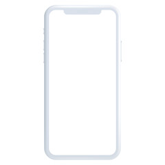 Smartphone Mockup. Screen Template. Stock Vector Illustration