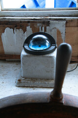 compass in a old strong boat