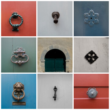 Carr&eacute; de heurtoirs de portes d'entr&eacute;es