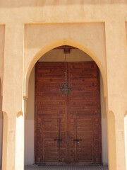 old wooden door