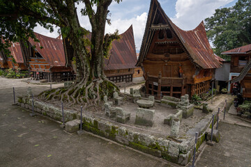 Fototapeta na wymiar traditional Batak village