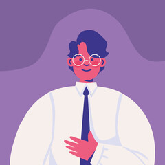 businessman working in office