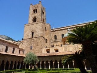 Sicily: the cloisters of the Arab-Norman Cathedral of Monreale