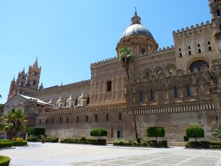 Fototapeta na wymiar Sicily: the Arab-Norman Cathedral of Palermo