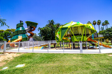 Playground Equipment At Free Local Public Park