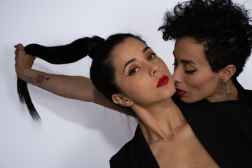 Latin American couple photoshoot