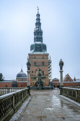 Views from Frederiksborg Castle in the town of Hillerød, Denmark